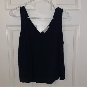 WAYF Black Flowy Tank